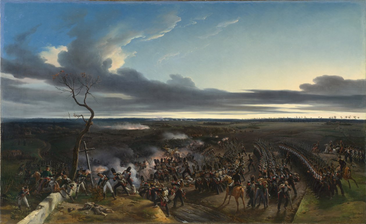 Bitwa pod Montmirail autorstwa Emile Jean Horace Vernet