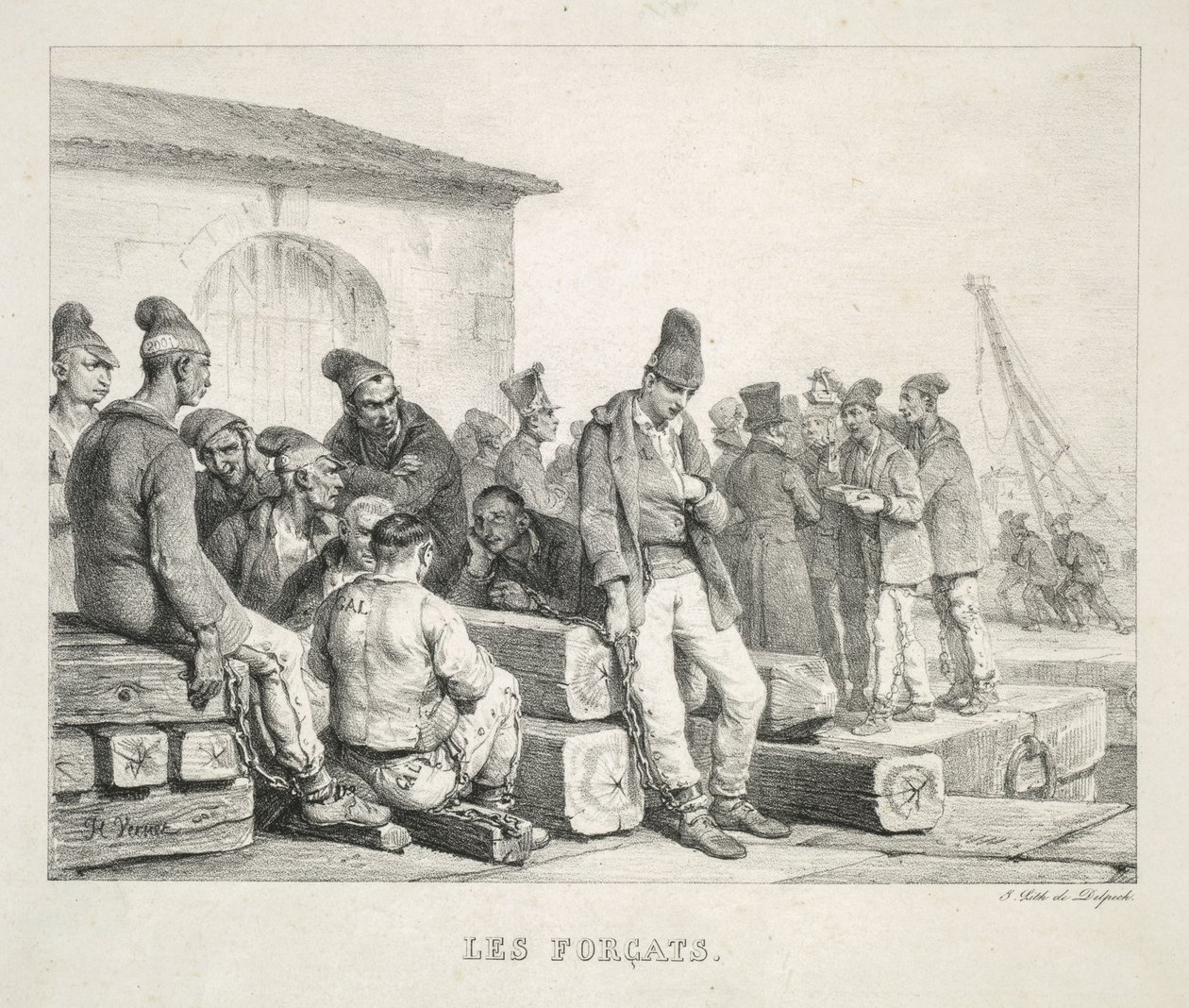 Skazańcy autorstwa Horace Vernet