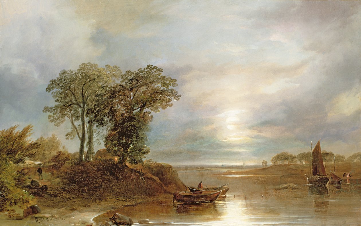 Siatki na łososia autorstwa Horatio McCulloch