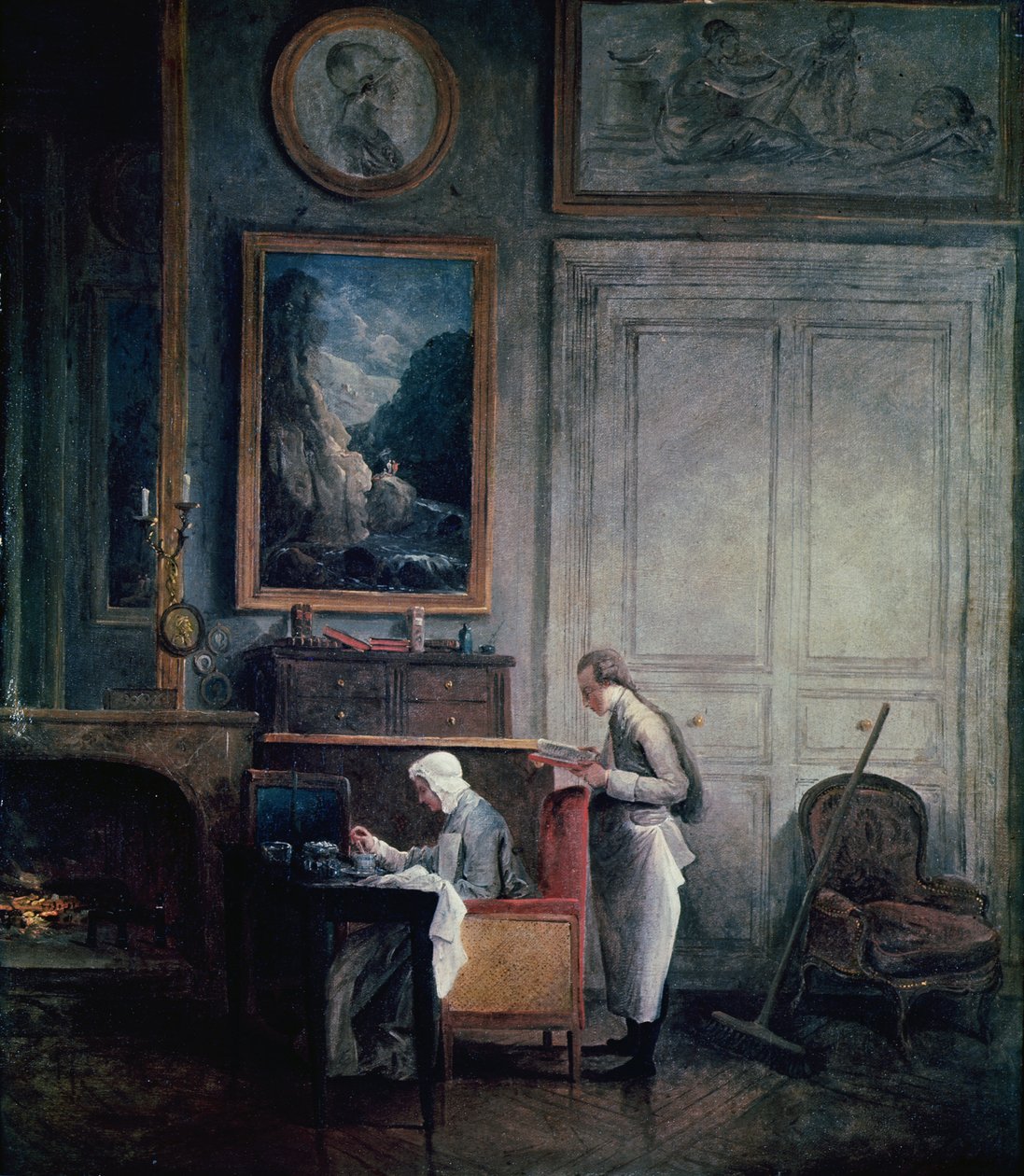 Obiad Madame Geoffrin autorstwa Hubert Robert