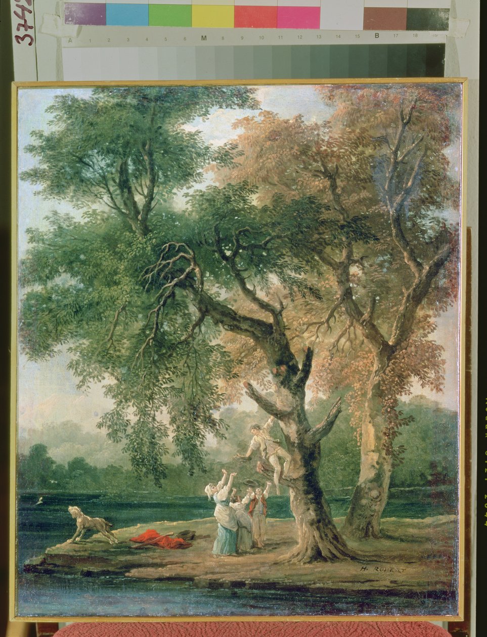 Niszczyciele gniazd, lata 80. XVIII w. autorstwa Hubert Robert
