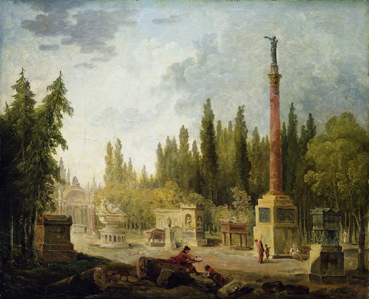 د میوزی د یادگارونو باغ فرانسیس، 1795-1808 پولی autorstwa Hubert Robert