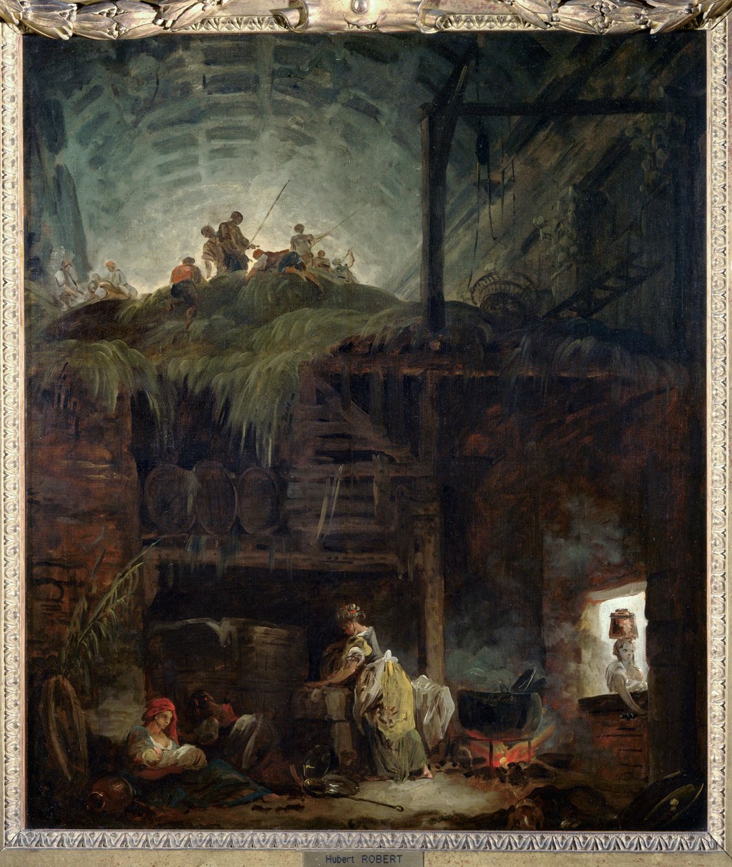 Stodoła ... autorstwa Hubert (circle of) Robert