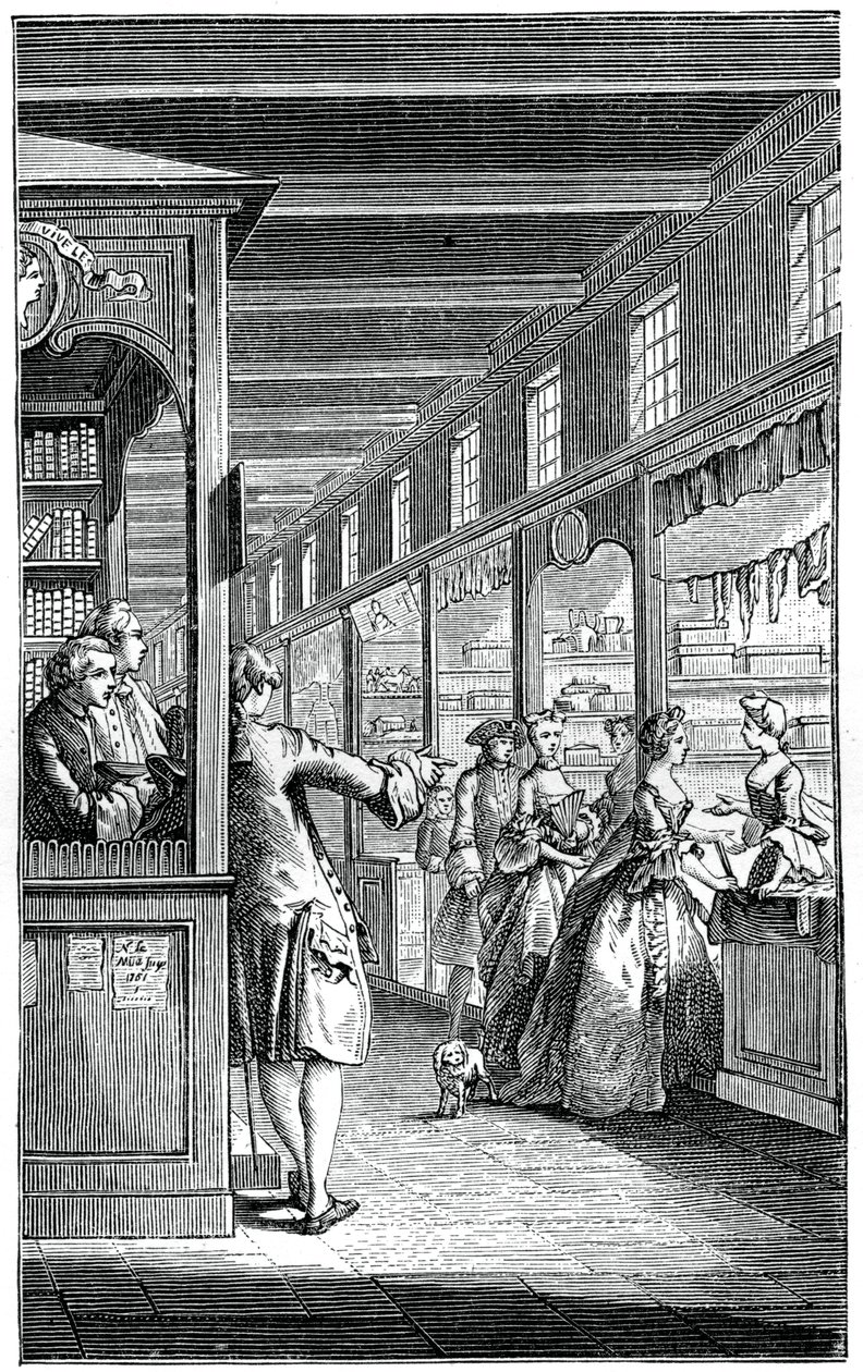 Galerie Pałacowe, 1885. autorstwa Hubert Francois Gravelot