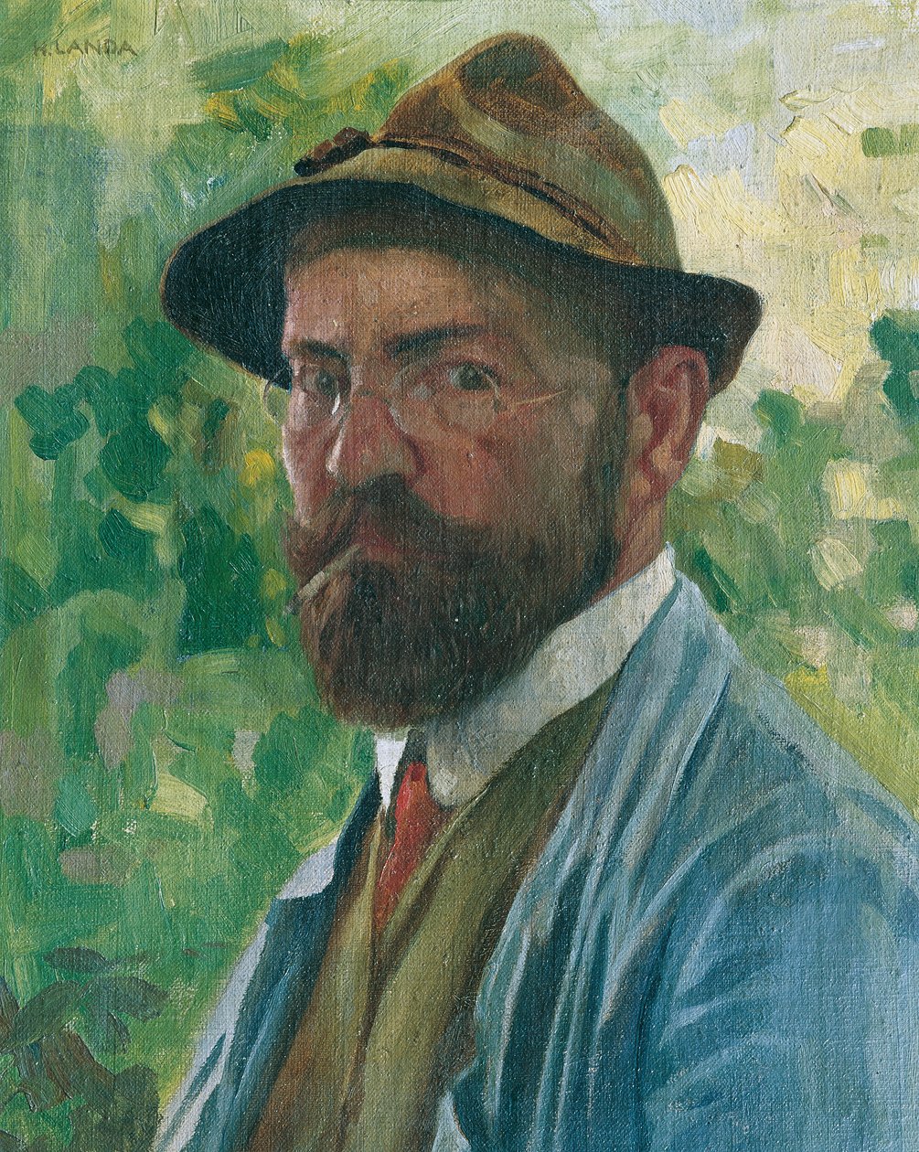 autoportret autorstwa Hubert Landa