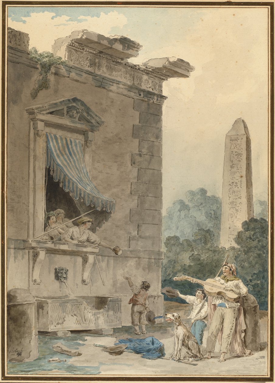 Charytatywne Panie autorstwa Hubert Robert