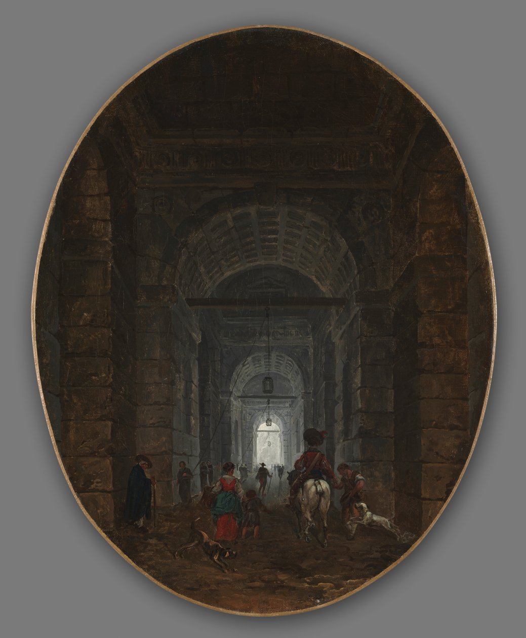 Grota Posillipo, c. 1769. autorstwa Hubert Robert