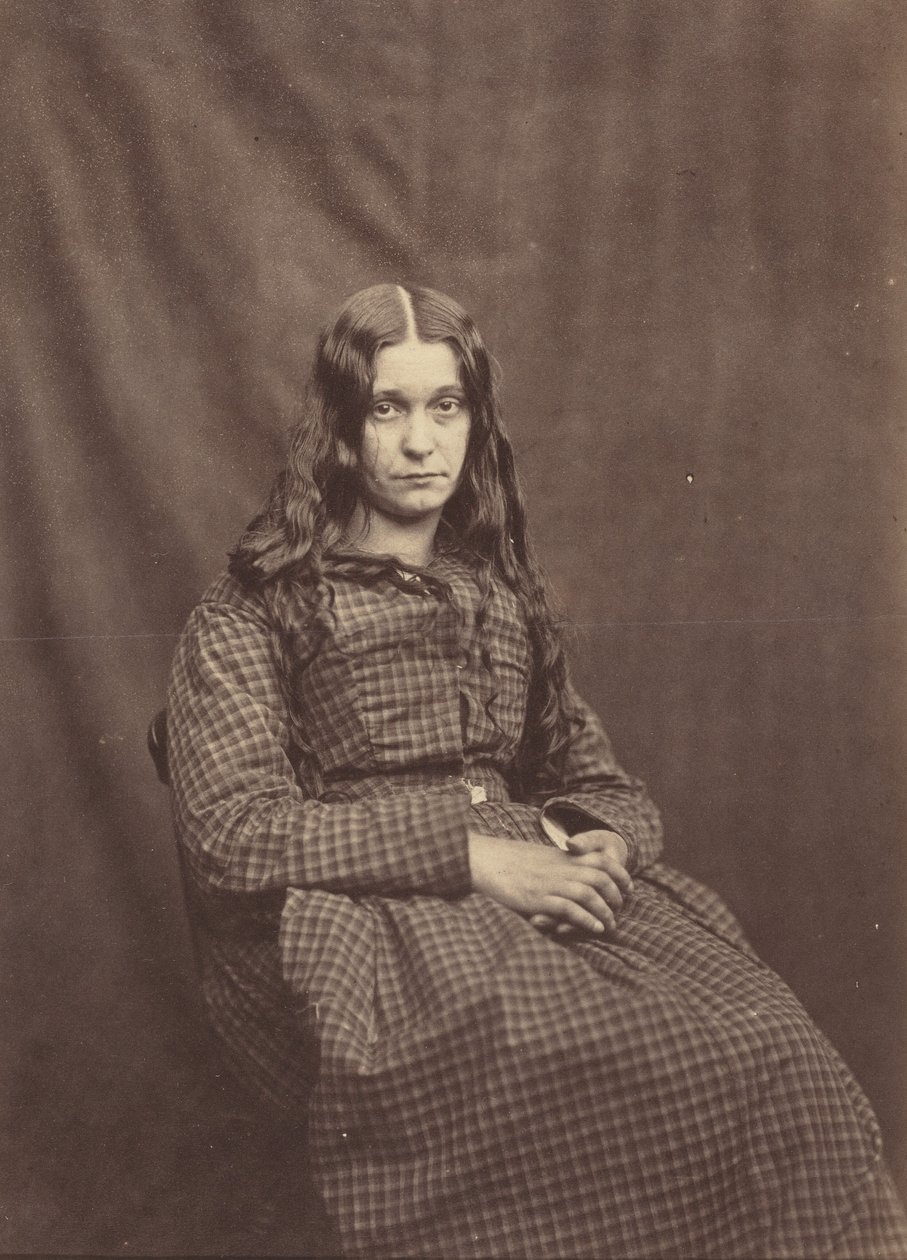 Kobieta, przytułek w hrabstwie Surrey, ok. 1855 (zdjęcie) autorstwa Hugh Welch Diamond