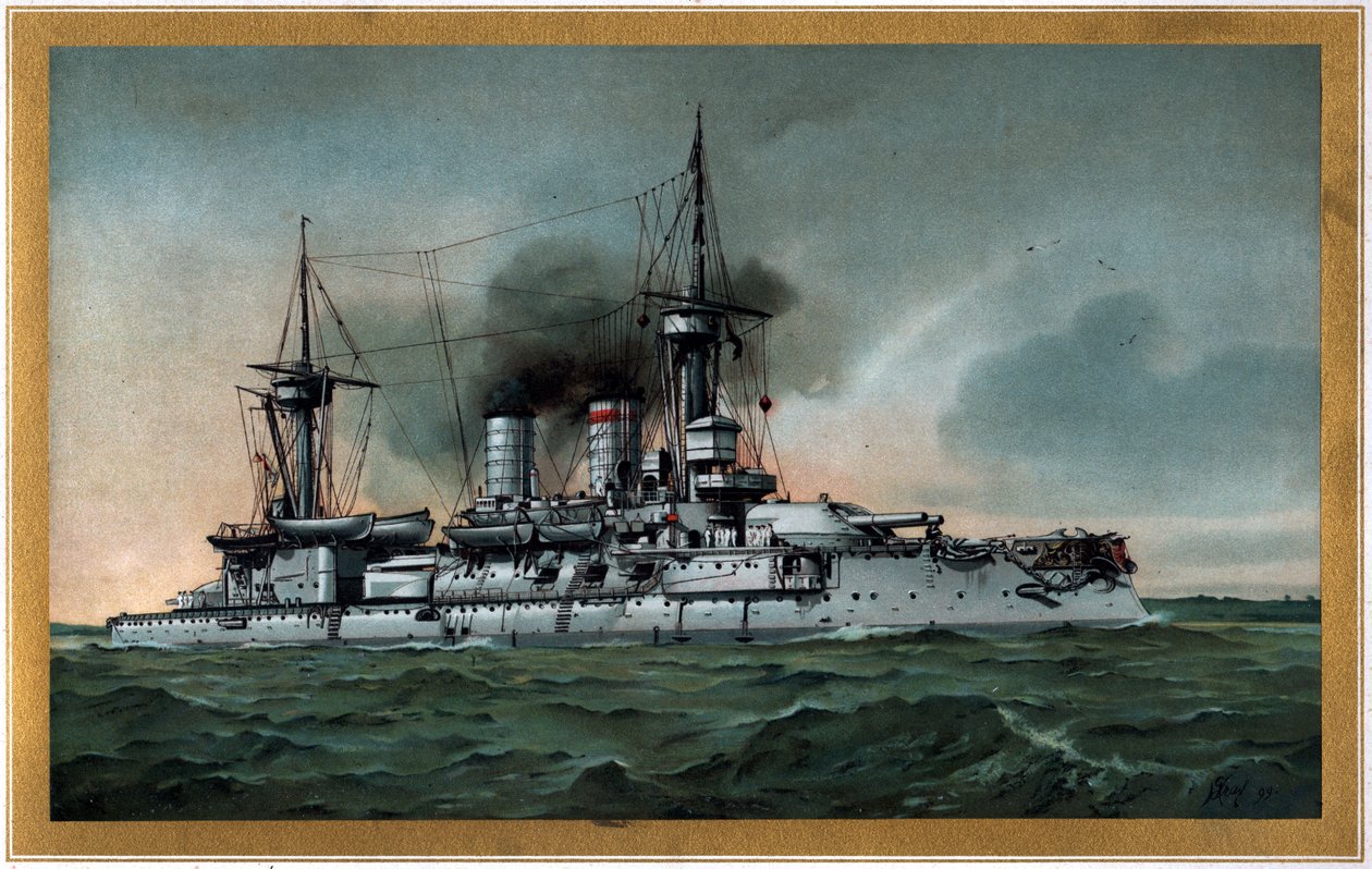 ŚM Statek linii Elektor Friedrich Wilhelm autorstwa Hugo Graf