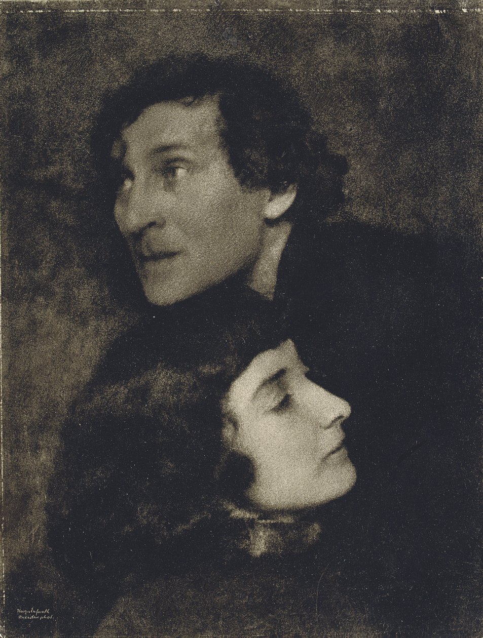 Marc i Bella Chagall, 1923. autorstwa Hugo Erfurth