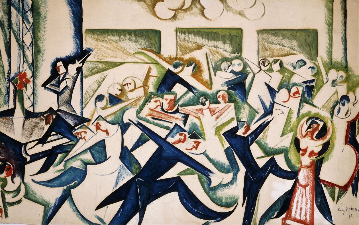 Tancerze; Tango autorstwa Hugo Scheiber