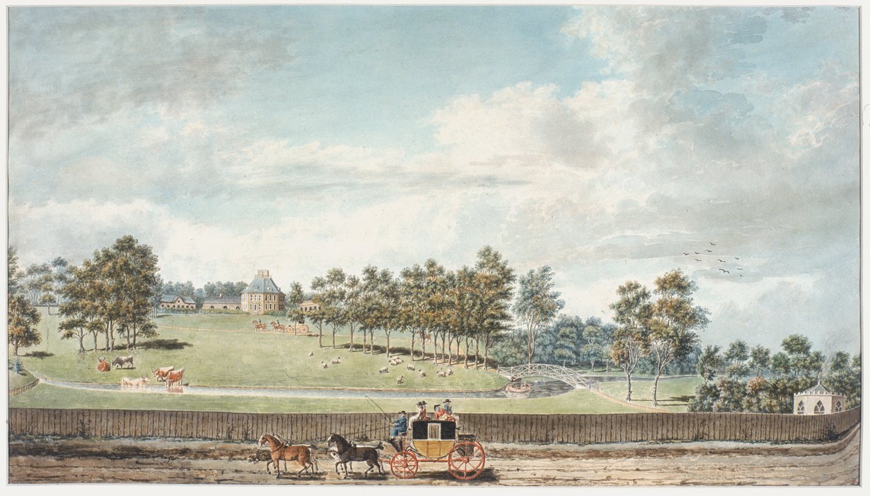 Harwich Coach (wc na papierze) autorstwa Humphry Repton