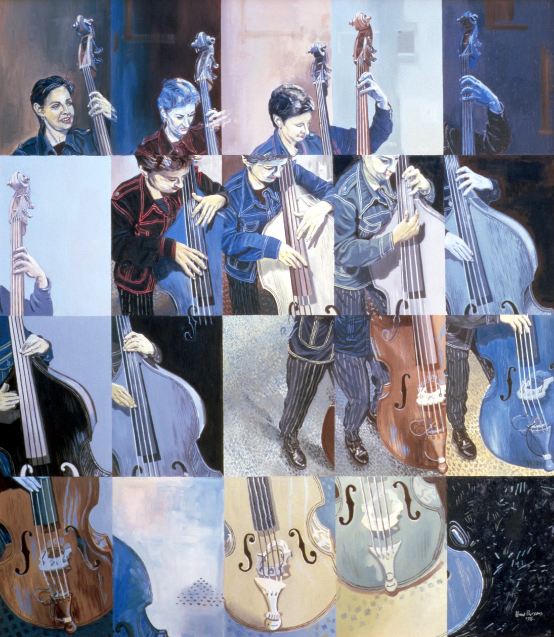Paula Gardiner, basistka jazzu, 1998 autorstwa Huw S. Parsons