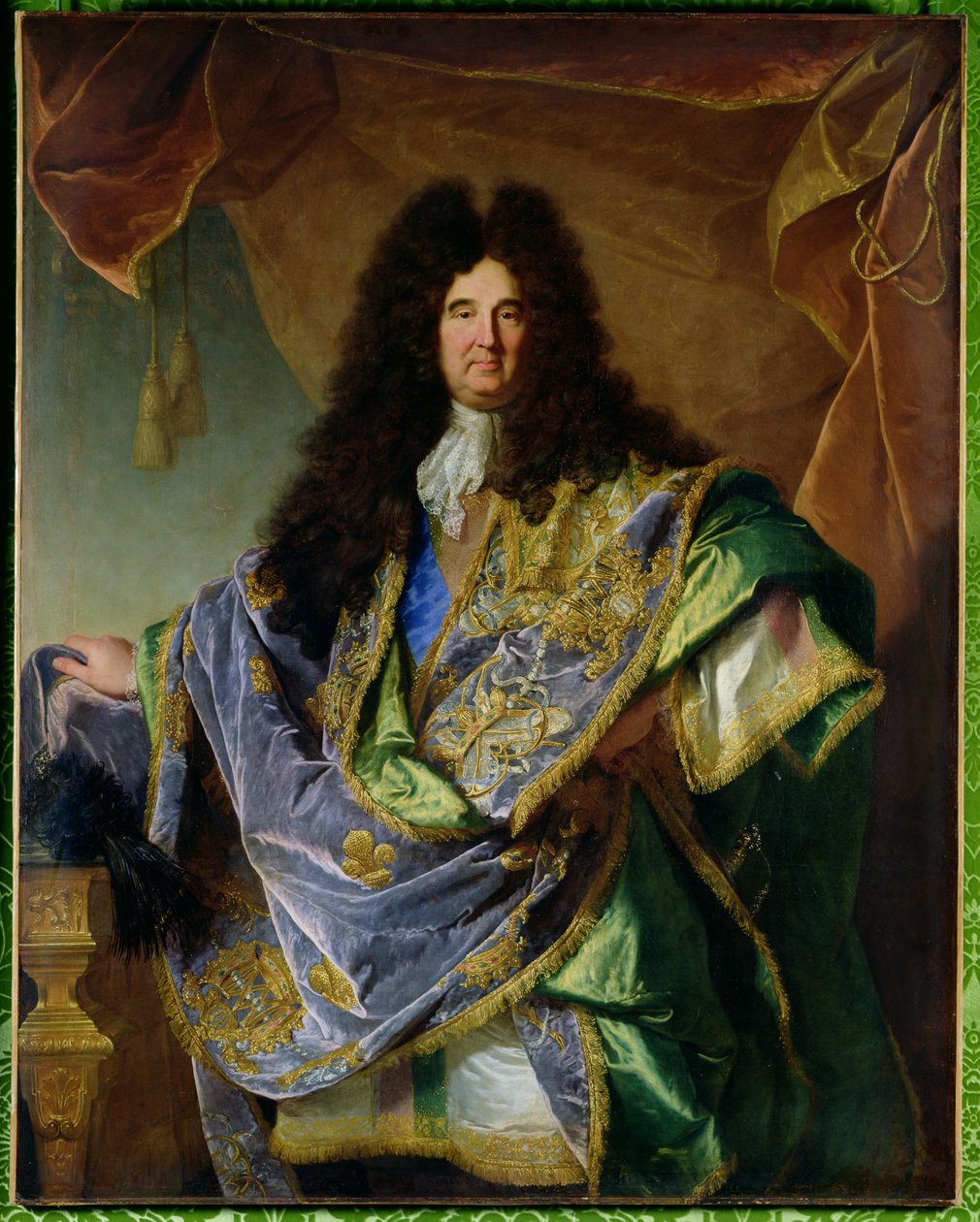 Portret Filipa de Courcillon (1638-1720) markiz de Dangeau, 1702 autorstwa Hyacinthe Francois Rigaud