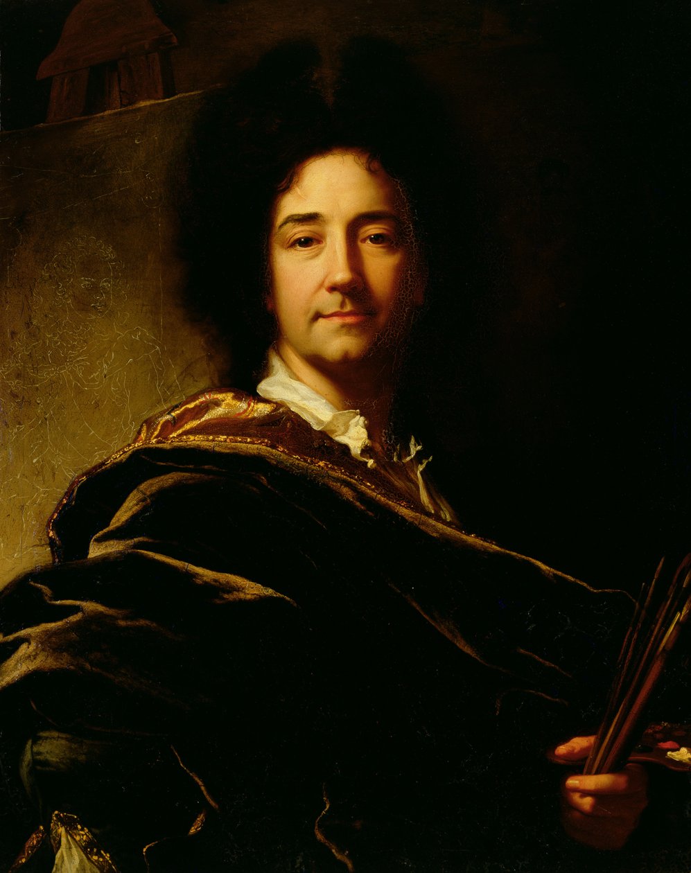 Autoportret, 1716 autorstwa Hyacinthe Francois Rigaud