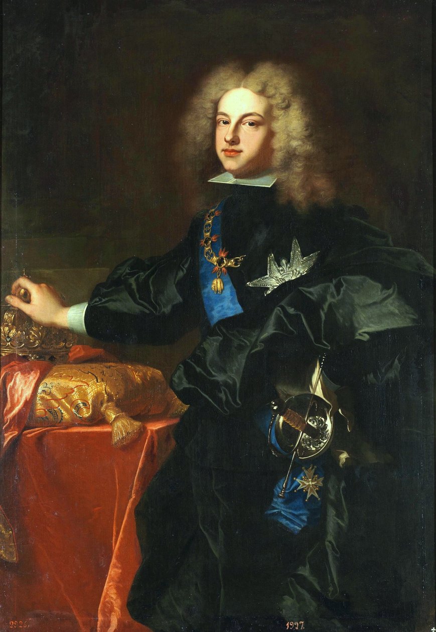 Filip V z Hiszpanii autorstwa Hyacinthe Francois Rigaud