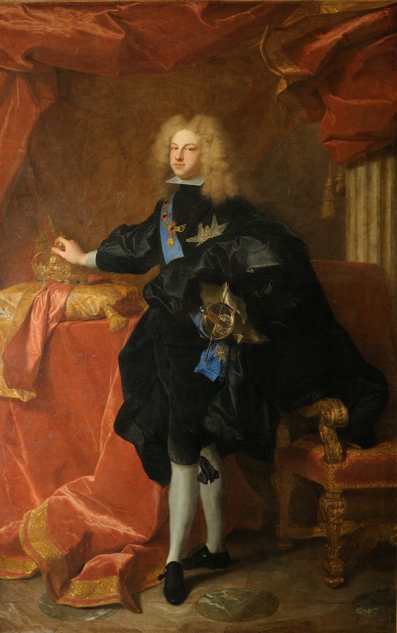 Filip V, król Hiszpanii (1683-1746) autorstwa Hyacinthe Francois Rigaud