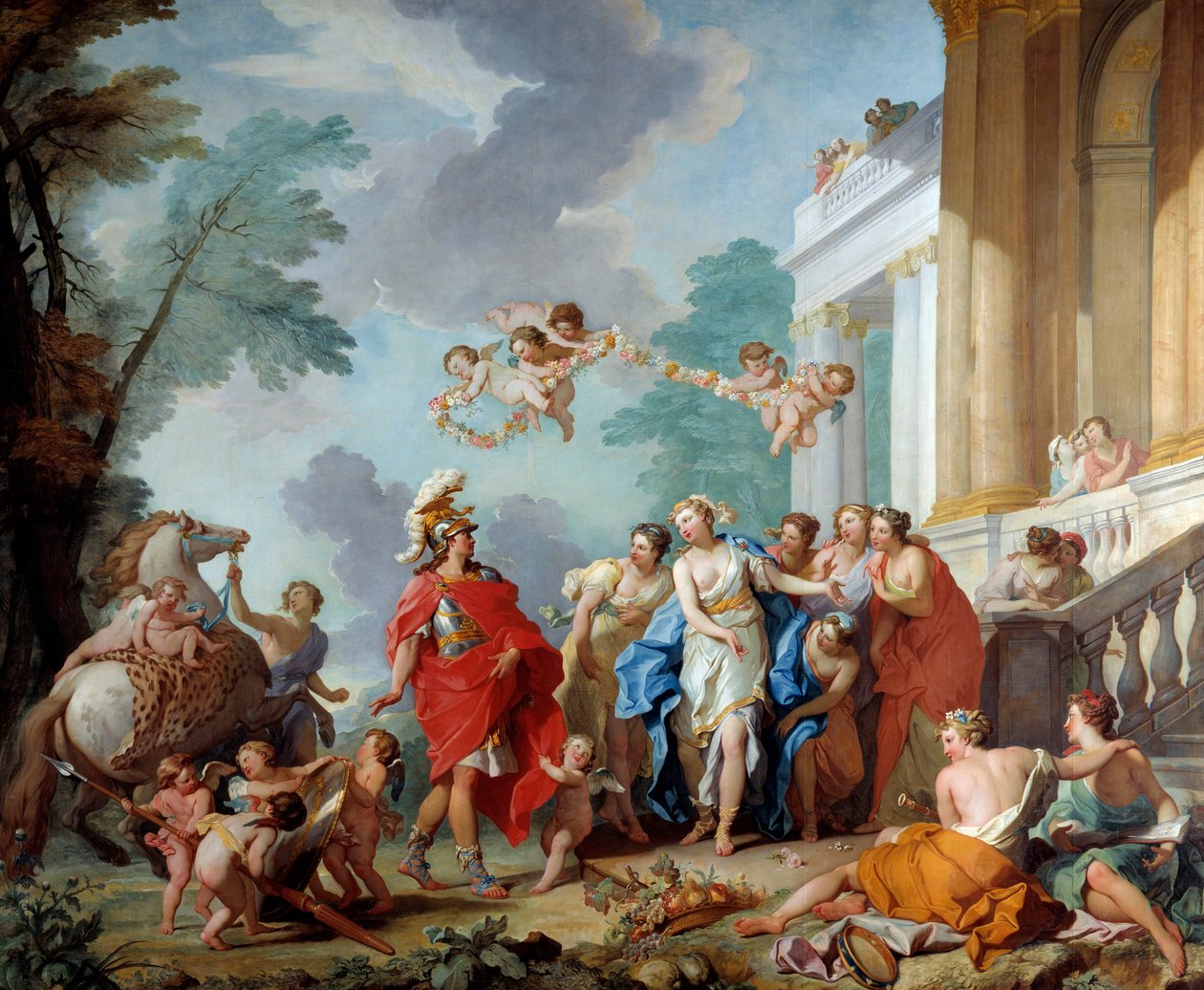 Nieznany obraz autorstwa Hyacinthe Collin de Vermont