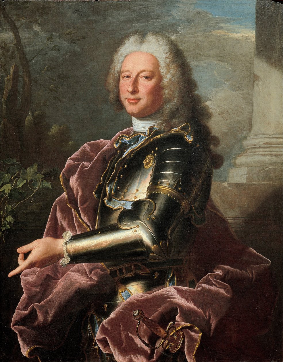 Gian Francesco II Brignole-Sprzedaż 1695-1760, 1739 autorstwa Hyacinthe Francois Rigaud