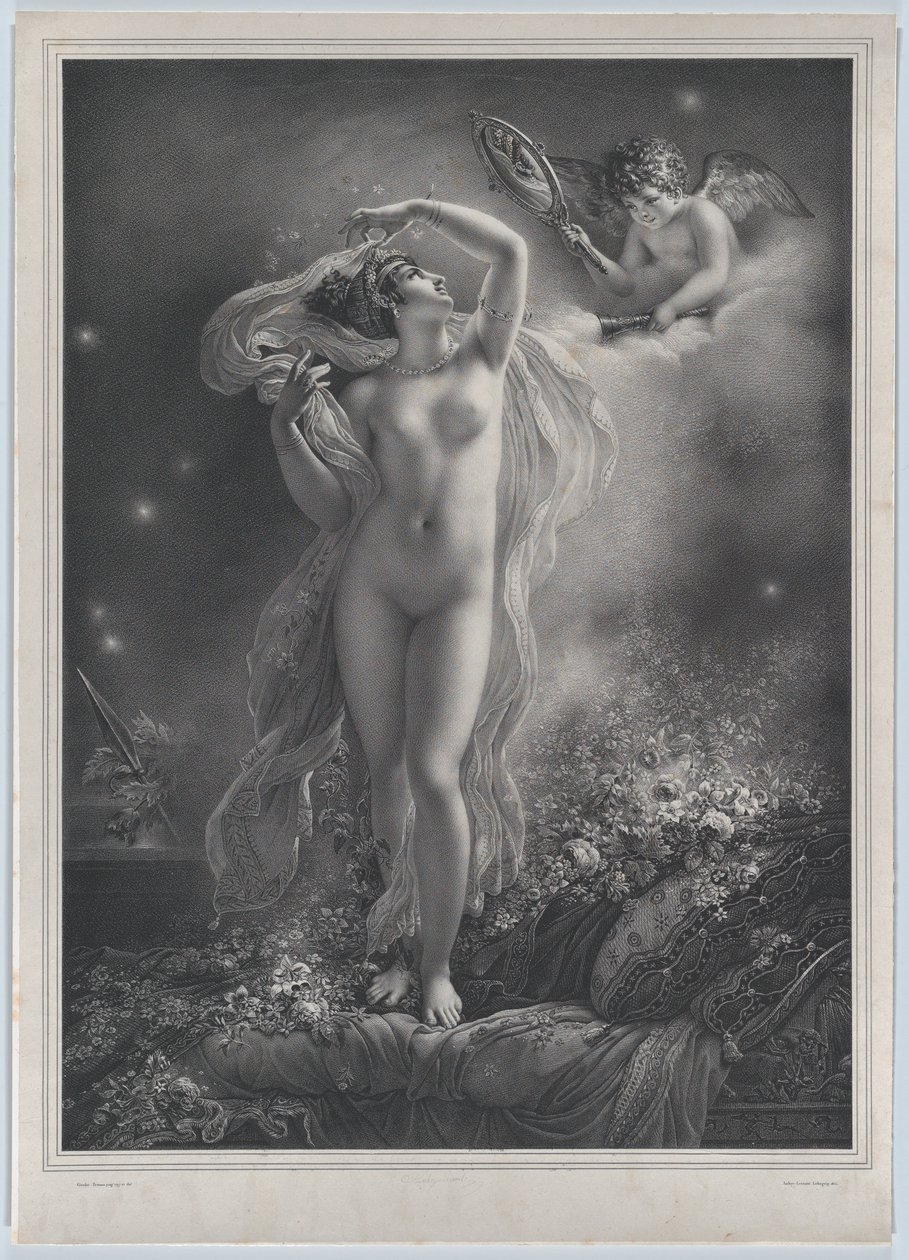 Danae, 1824. autorstwa Hyacinthe Louis Victor Jean Baptiste Aubry