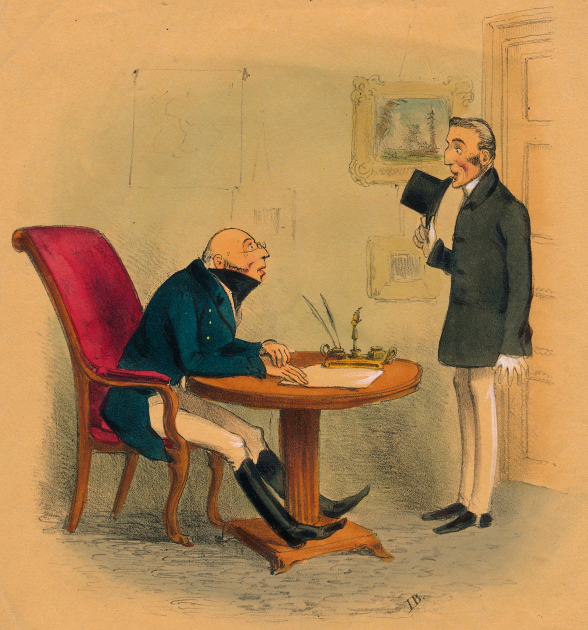 „Weź mnie takim, jakim jestem”, 1834. autorstwa IB Brookes