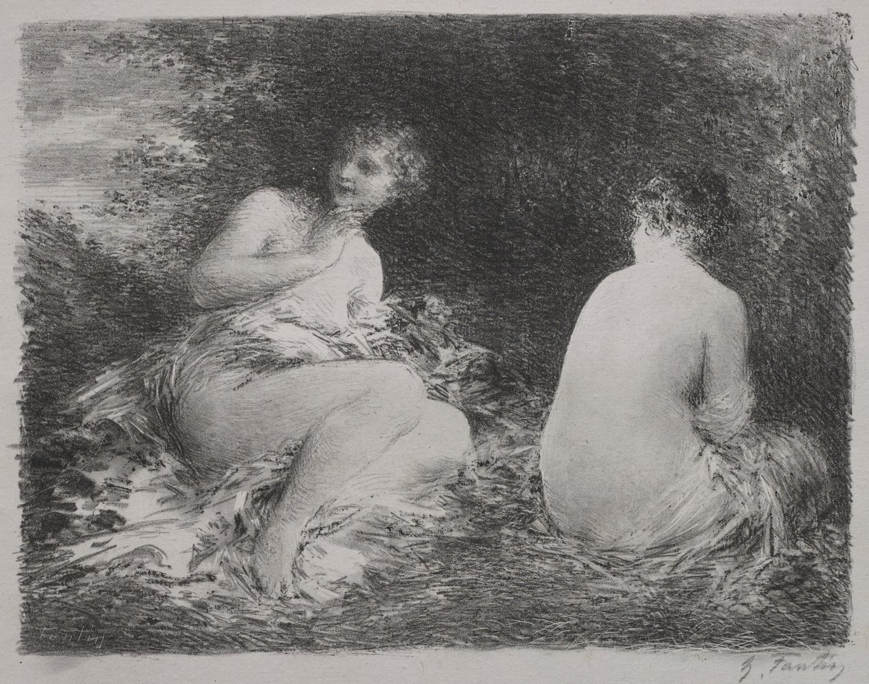 Kąpiących się, 1899. autorstwa Ignace Henri Jean Fantin Latour