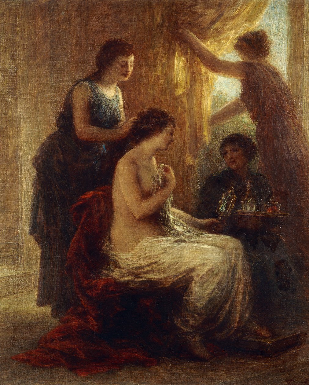 Toaleta, autorstwa Ignace Henri Jean Fantin Latour