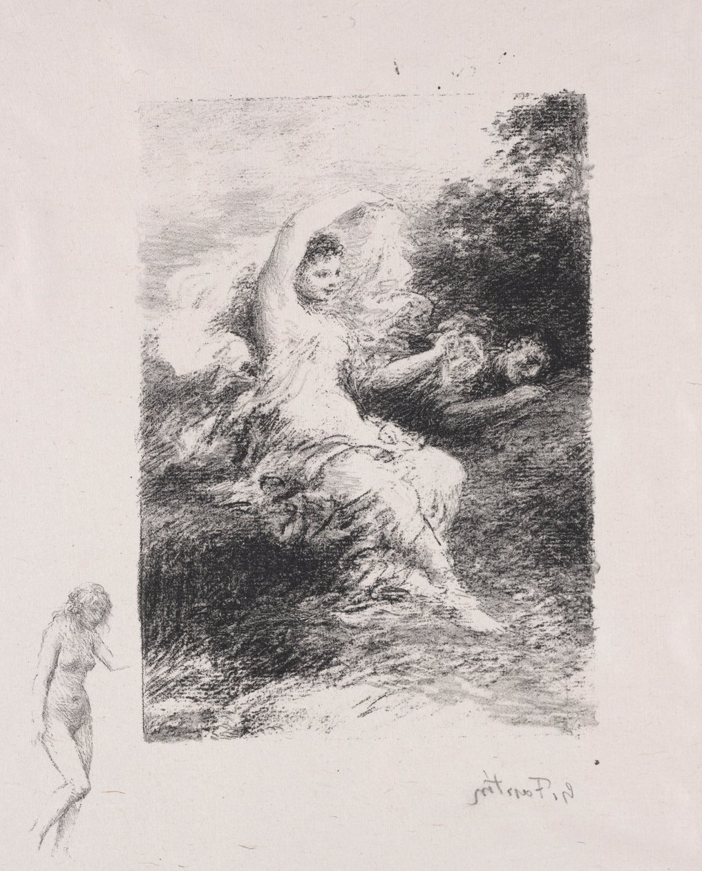 Lyde. autorstwa Ignace Henri Jean Fantin Latour
