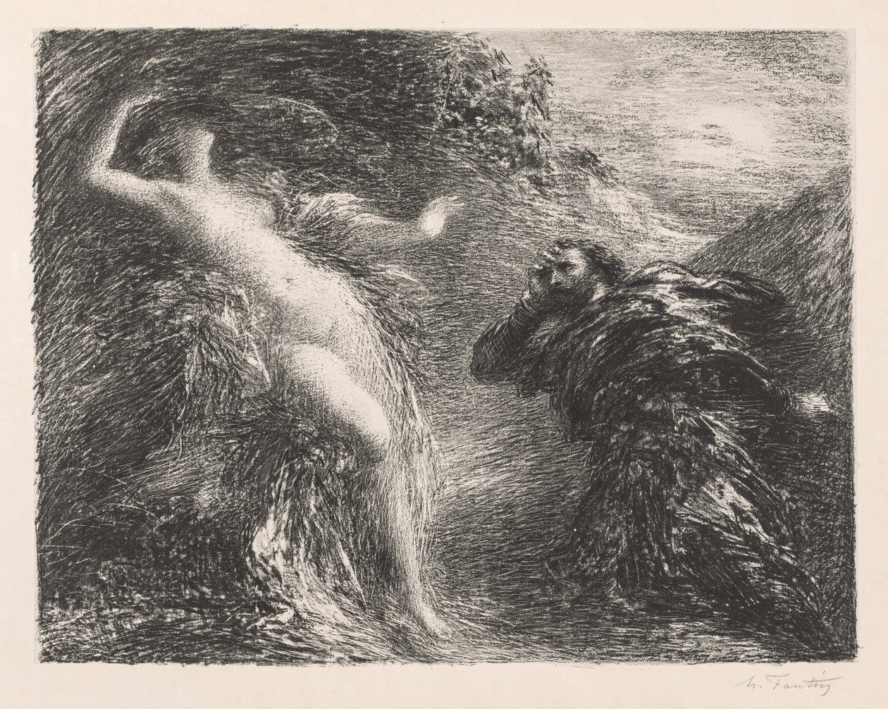 Manfred i Astarté, 1892. autorstwa Ignace Henri Jean Fantin Latour