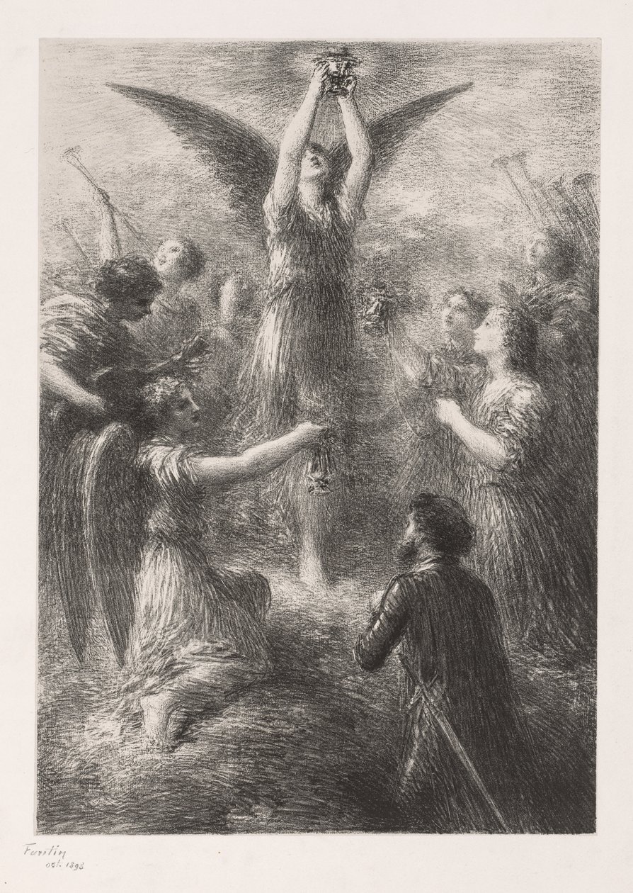Preludium do Lohengrina, 1898. autorstwa Ignace Henri Jean Fantin Latour