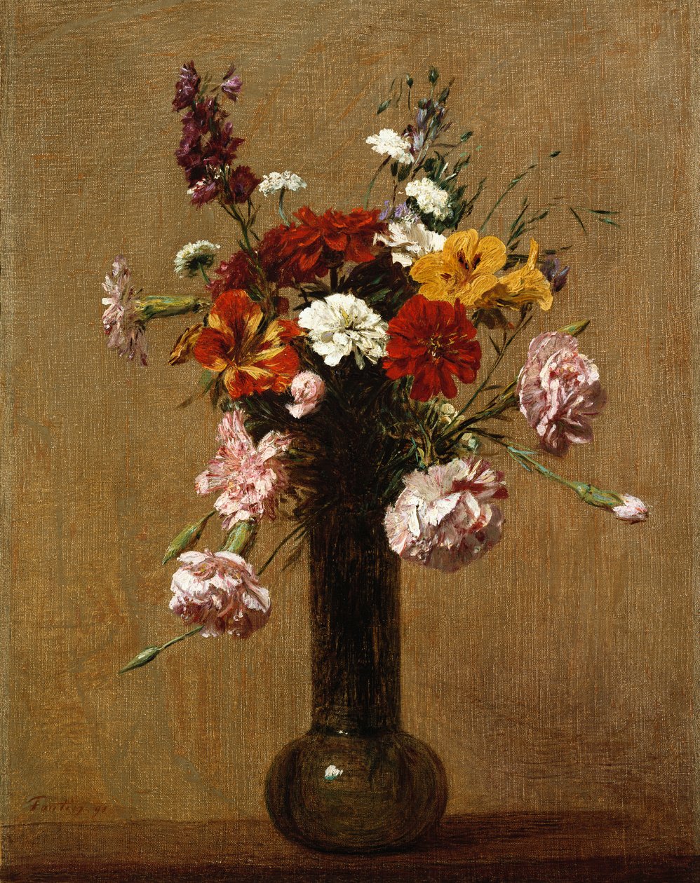 Mały Bukiet, 1891 autorstwa Ignace Henri Jean Fantin Latour