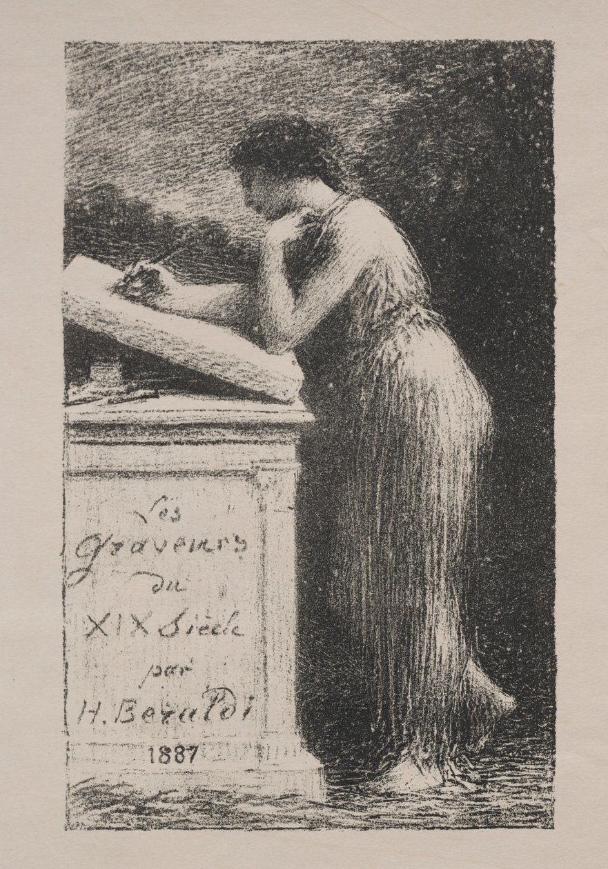 Litografia, 1887. autorstwa Ignace Henri Jean Fantin Latour