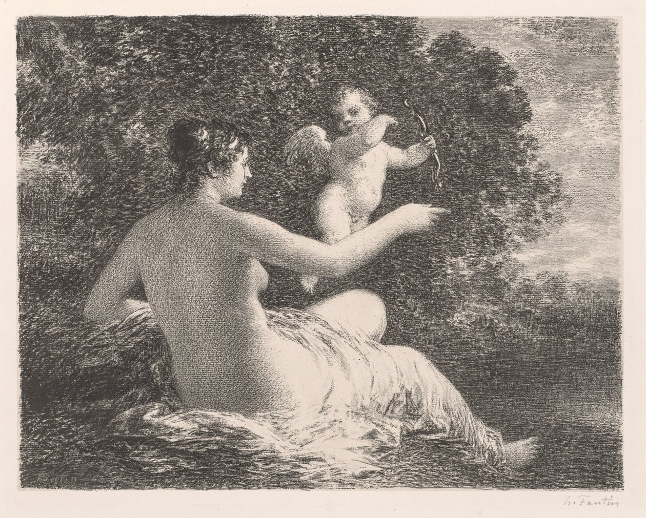 Wenus i Kupidyn, 1896. autorstwa Ignace Henri Jean Fantin Latour