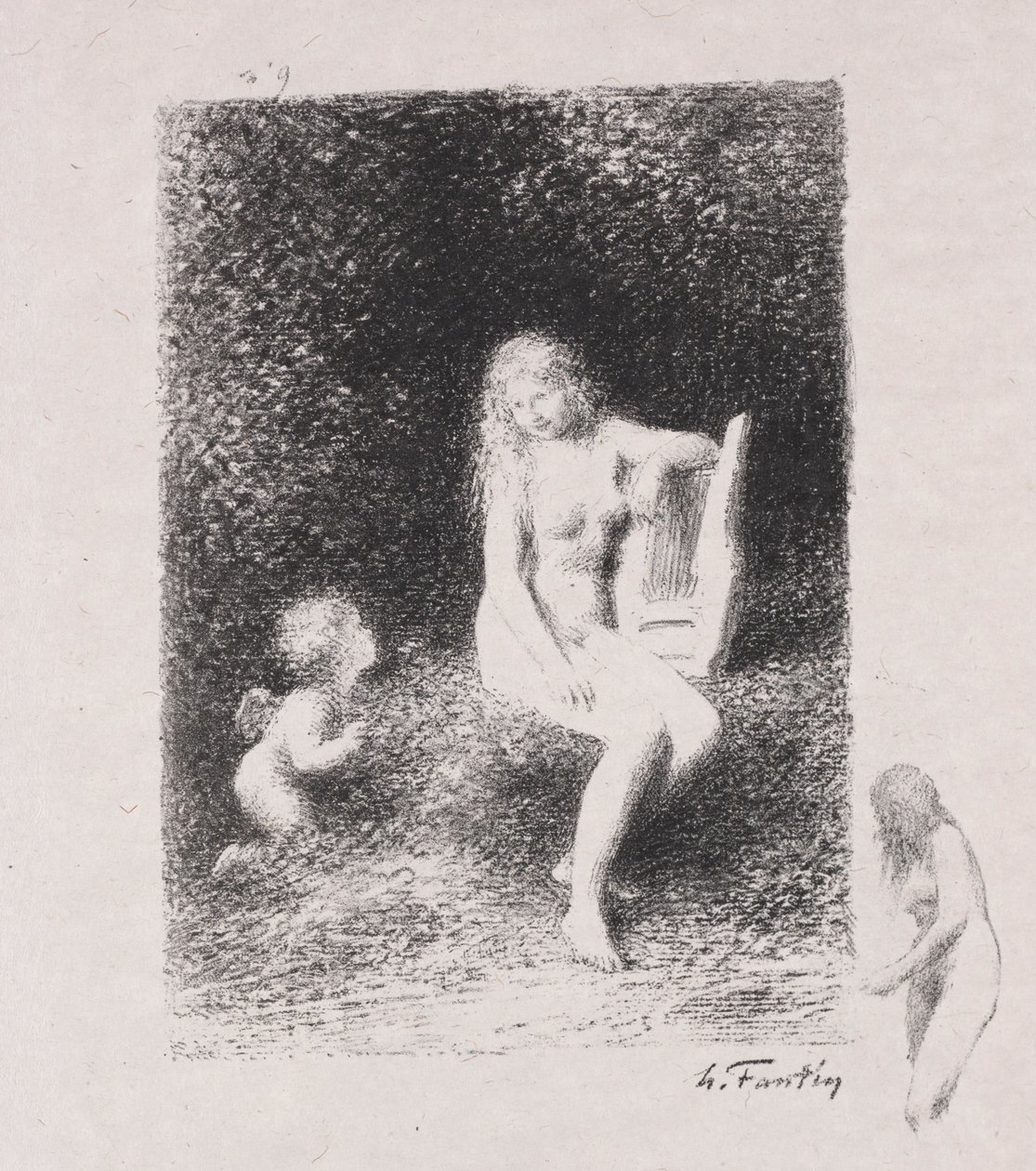 XXI. autorstwa Ignace Henri Jean Fantin Latour