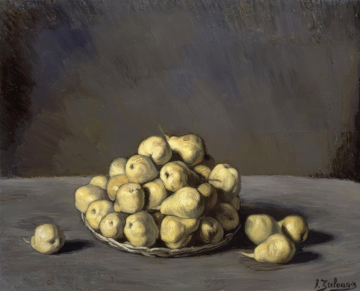 GRUSZKI DON GUINDO-BODEGON – 1944/45 – O / L65X80CM autorstwa Ignacio Zuloaga y Zabaleta