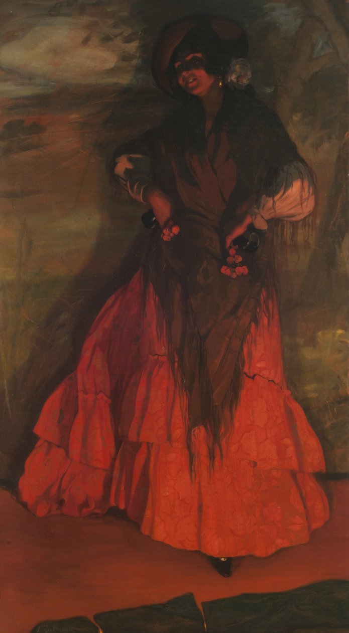Cygański. autorstwa Ignacio Zuloaga y Zabaleto