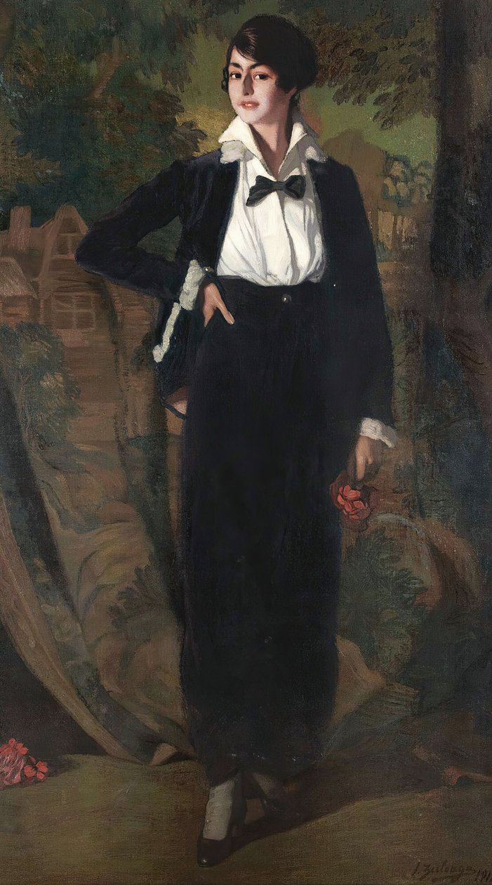 Panna Souty, 1915. autorstwa Ignacio Zuloaga y Zabaleto