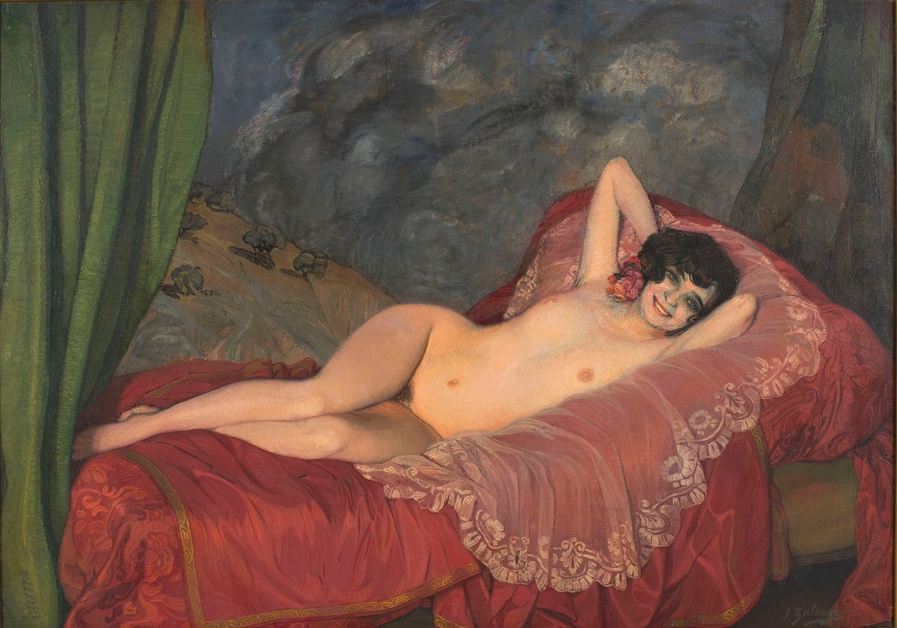 Czerwony akt, 1922. autorstwa Ignacio Zuloaga y Zabaleto