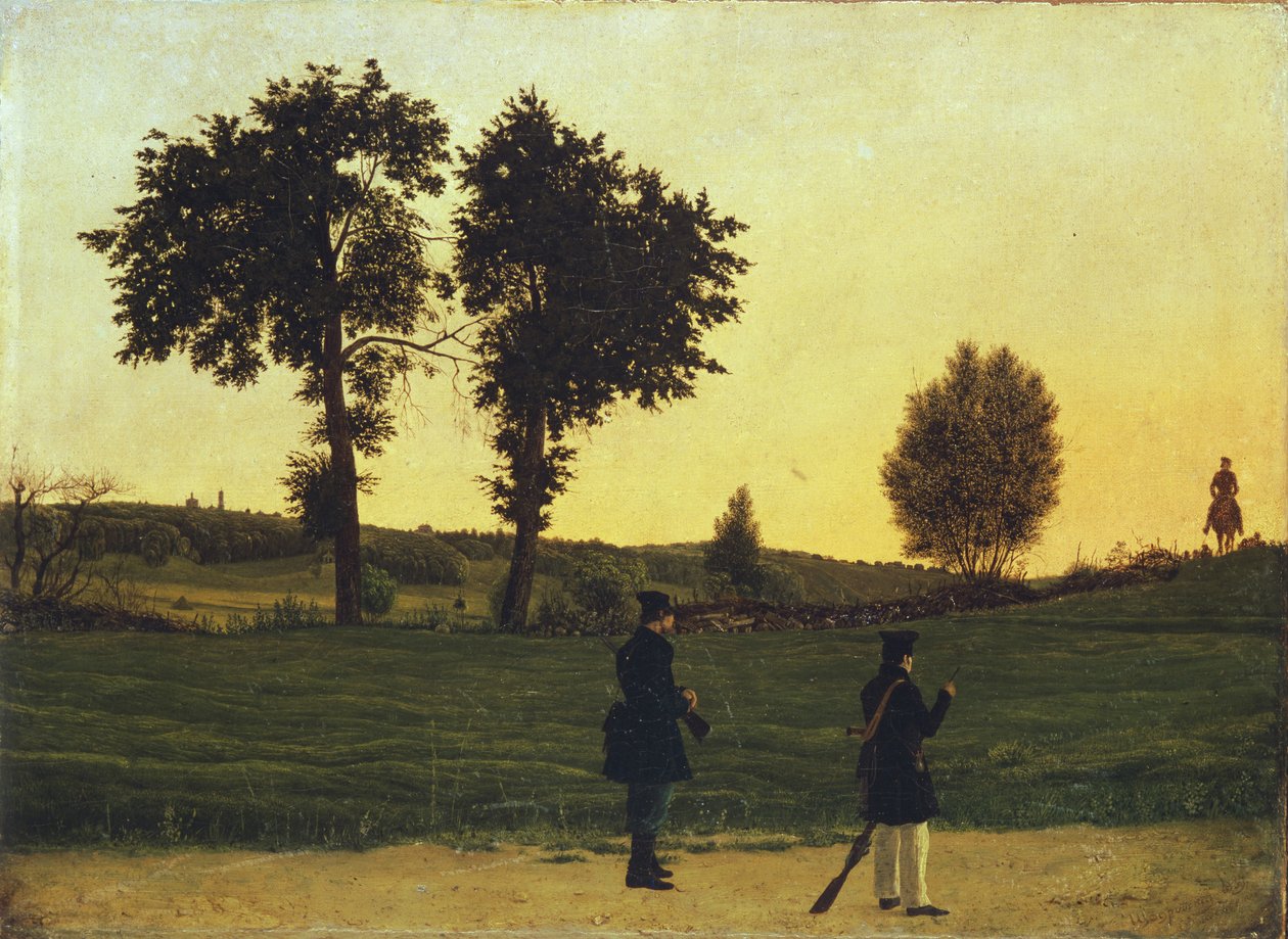 Myśliwi, 1839 autorstwa Ignati Stepanovich Shchedrovsky