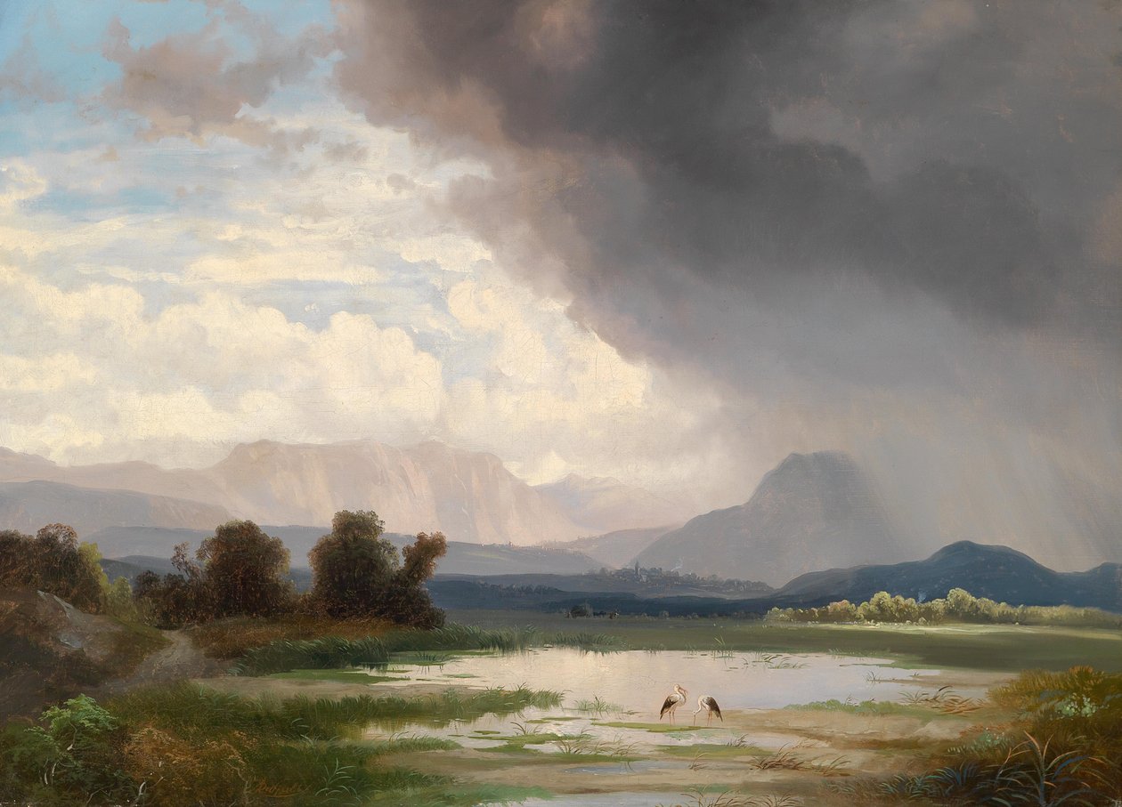 Karawankenlandschaft autorstwa Ignaz Raffalt