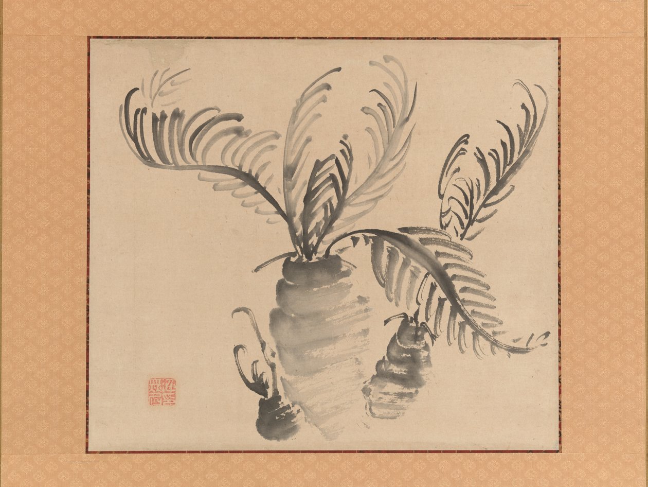 Cycad, połowa XVIII wieku. autorstwa Ike no Taiga