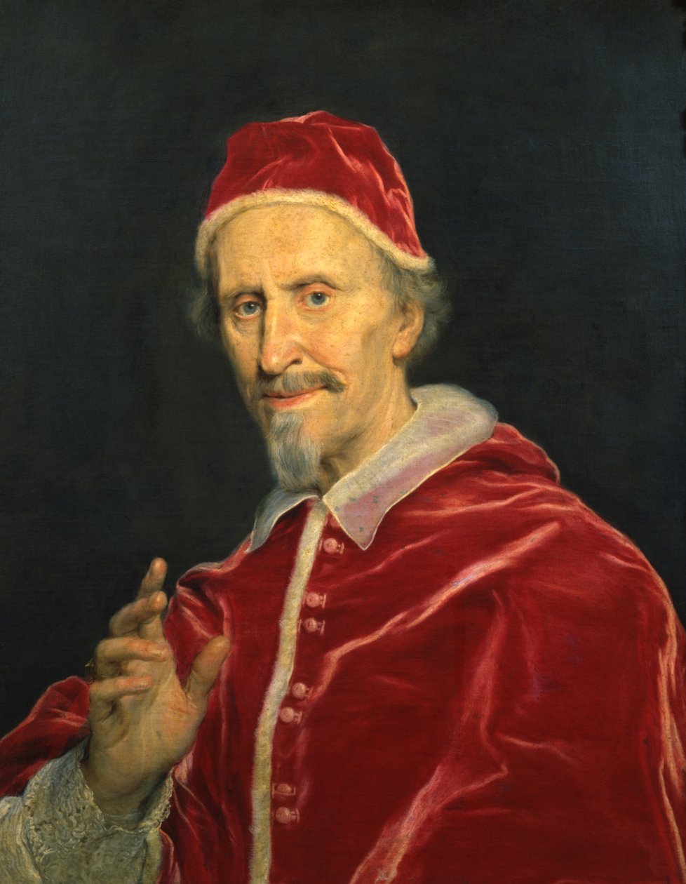 Portret papieża Klemensa IX autorstwa Il Baciccio
