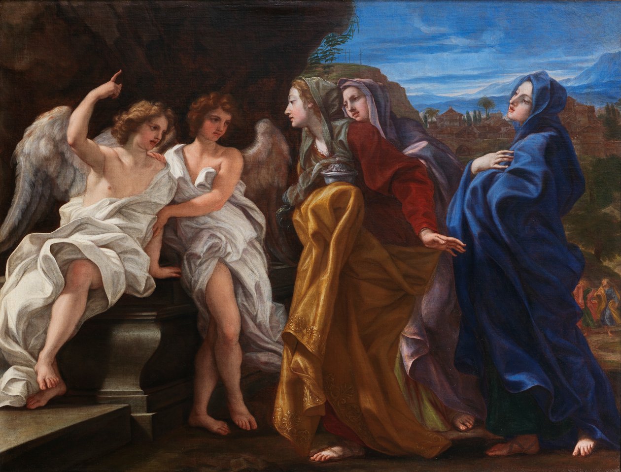 Trzy Marie przy Grobie, ok. 168485 autorstwa Il Baciccio