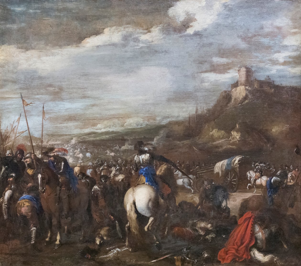 Bitwa autorstwa Il Borgognone (1628 79)