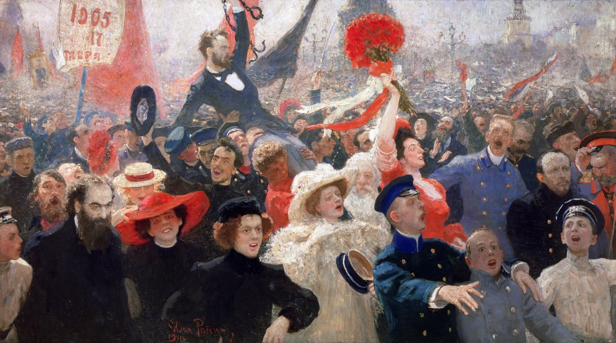 17 października 1905 autorstwa Ilya Efimovich Repin