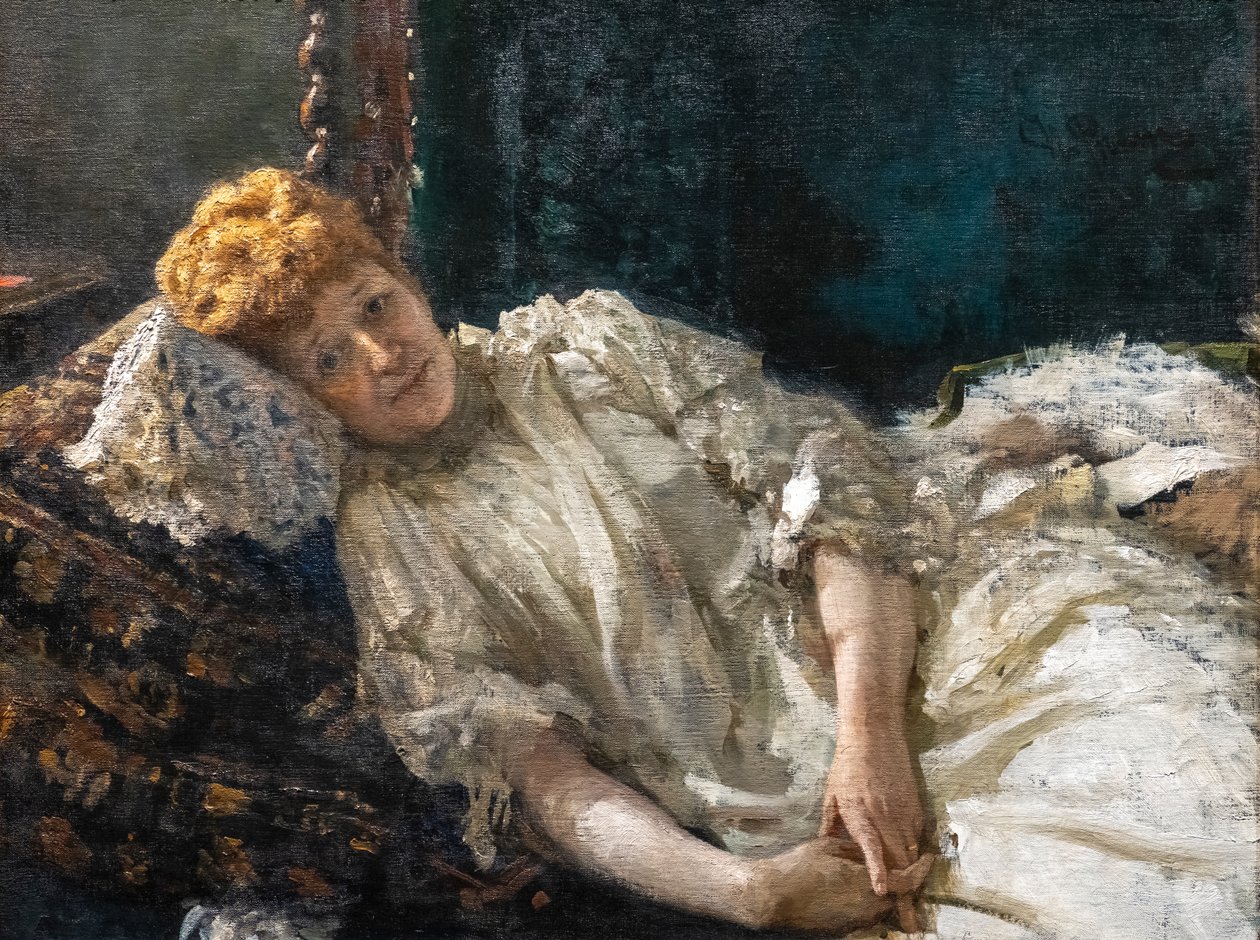 LOUISE DE RIQUET, HRABINA MIŁOSIERDZIA ARGENTEAU autorstwa Ilya Efimovich Repin