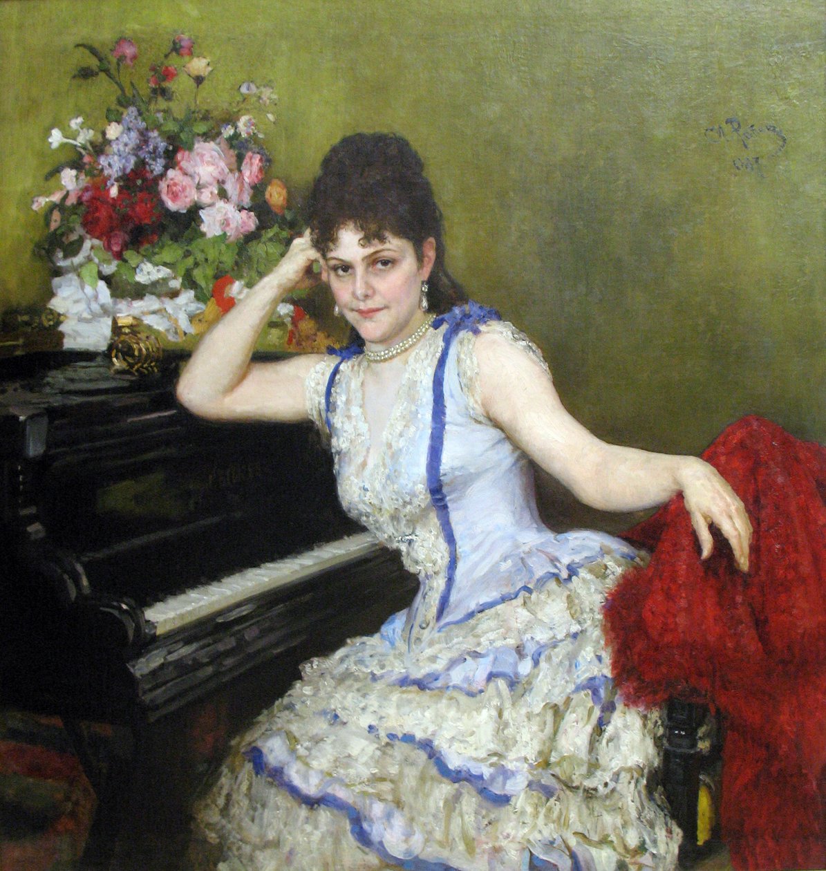 Portret S.I. Mentera autorstwa Ilya Efimovich Repin