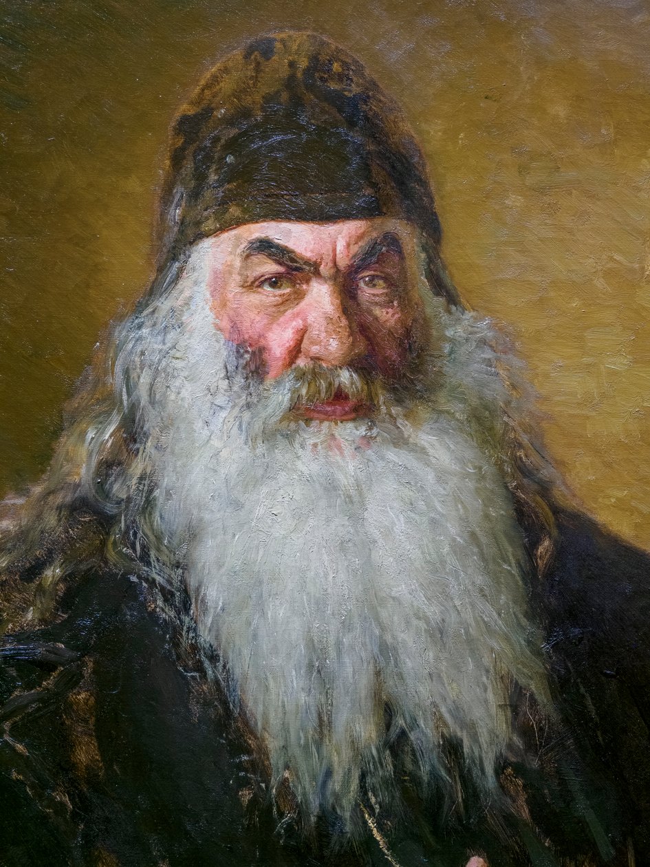 Archidiakon (szczegół) autorstwa Ilya Efimovich Repin