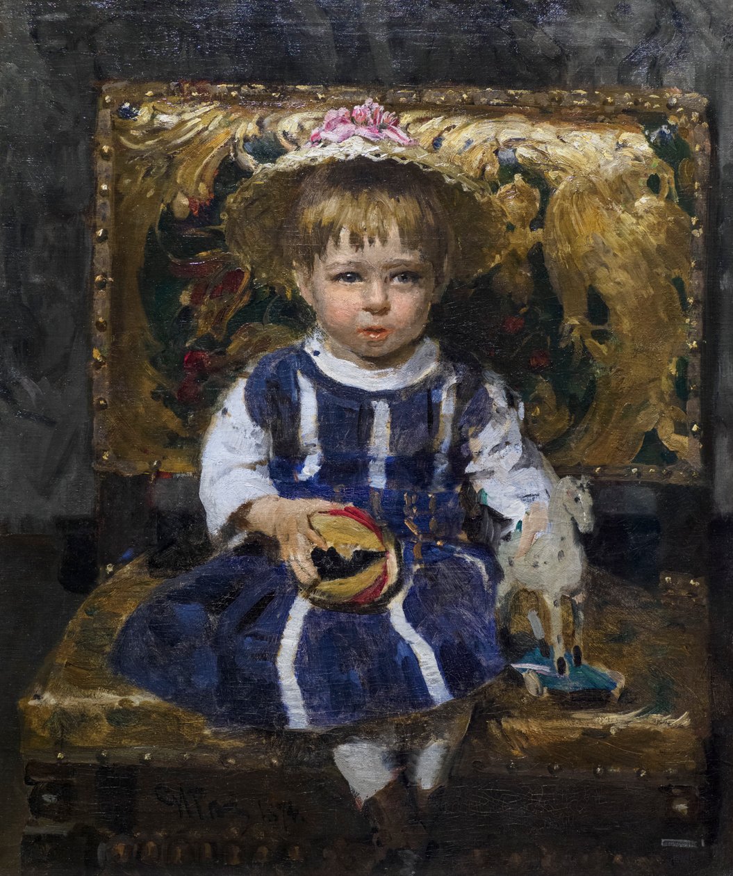 DZIECKO VERA REPINE autorstwa Ilya Efimovich Repin