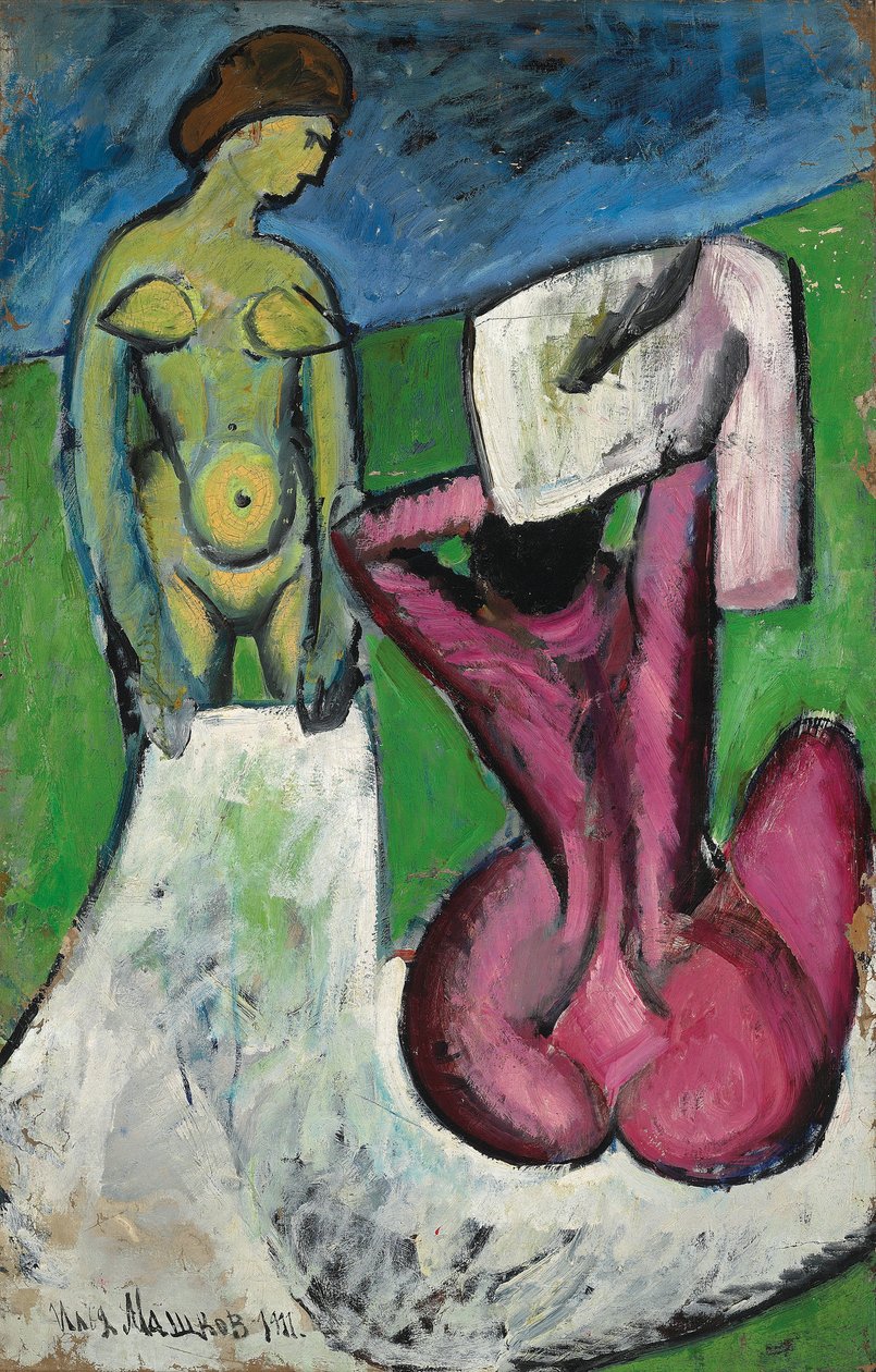 Kąpiący się autorstwa Ilya Ivanovich Mashkov